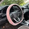 Cubierta de Felpa para Volante de Coche de Invierno Elástica Estirable Cubierta de Agarre de Felpa Transfronteriza AliExpress Sencilla Cubierta Antihielo para Agarre de Mano
