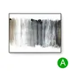 Pintura Decorativa Simples de Luxo Leve Preto e Branco para Sala de Estar Mural Abstrato para Restaurante Pintura Pendurada Zen Chinês Novo para Quarto ao Lado da Cama