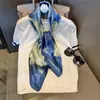 Pañuelo Cuadrado de Brocado Xiaoxianggui 90*90cm Turbante Transfronterizo Sudeste Asiático Moda Femenina Primavera y Otoño Pañuelo de Seda