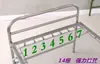 Cama de alambre de acero versión engrosada de exportación doble alambre de acero encriptado cama plegable individual cama de resortes cama para siesta colchón suave cama de acompañamiento