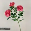 Tecido de Seda Artificial Rosa Barroca Atacado Flores Artificiais para Casamento e Decoração de Casa, Adereços para Fotos