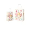 Sacolas de Papel Kraft com Logo Personalizado, Sacolas Tote para Presente do Festival do Barco-Dragão, Sacolas de Papel para Embalagem Takeaway de Catering para Leite com Chá e Café em Estoque