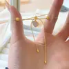 Colar para Mulheres Não Desbota Verão Pequeno e Fofo Temperamento Colar de Aço Titânio Versátil Joia de Alto Padrão Corrente Simples para Clavícula