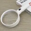 Lupa súper grande de 138 tamaño 6B-9B con cuatro luces LED detectoras de dinero