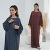 Vestido Longo para Amamentação Loriyya com Punhos Tamanho Plus Size LR893