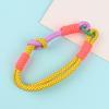 Llavero Bolso Corto con Accesorios Decorativos Muñeco de Peluche Funda para Teléfono Móvil Correa de Cuello Cuerda de Combinación de Colores Dopamina Universal para Mujeres