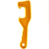 Abrelatas impermeable pintura pintura de látex abridor de tapa de cubo de pintura herramienta de plástico de llave ancha material completamente nuevo