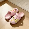 Moda Trendy Tiktok y Xiaohongshu Más Vendidos Manzana y Estrella de Resina Charms Desmontables para Zapatos para Pantuflas