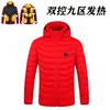 Ropa de algodón con calefacción transfronteriza para hombre, ropa inteligente con calefacción eléctrica, ropa con calefacción para parejas, chaqueta, abrigo de invierno, ropa de algodón con calefacción para mujer