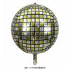 Balão de alumínio 4D de discoteca de 22 polegadas e 32 polegadas, festa de aniversário, casamento, decoração de sala de casamento, bola de aço, laser de hélio flutuante de alumínio