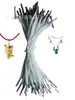 Venta al por mayor de fábrica hebilla de cuerda de tres cabos cuerda con cabeza de hierro cuerda sin elástico hebilla de cuerda cordón de lámpara cuerda de púas tarjeta