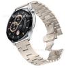 Adequado para Pulseiras de Samsung Watch com Fecho Borboleta em Formato H, Pulseiras de Aço Inoxidável, Pulseiras Universais para Smartwatch Huawei Ela-B19