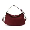 Bolsa Satchel Retro Design de Nicho Bolsa Dumpling para Mulheres Outono 2025 Nova Fosca Acessível Luxo Cor Contrastante Ombro Único Transversal