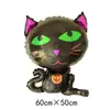 Nuevas Decoraciones de Globos de Halloween, Globos de Papel de Aluminio, Decoraciones para Fiestas Temáticas de Halloween, Globos de Dibujos Animados con Forma Especial