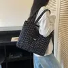 Bolso de Hombro Simple Ligero de Moda Casual con Lunares para Chicas Dopamina Frescas de Gran Capacidad para el Trabajo