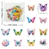 50 Adesivos de Pet Folhas Criativas de Cogumelo Diário Transparente Pacote de Adesivos de Diário de Plantas Decoração de Material Quente