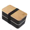 Lonchera Transfronteriza Doble Capa Gran Capacidad Horno de Microondas Caja Bento Super Lonchera de Negocios Lonchera Portátil para Estudiantes y Trabajadores de Oficina