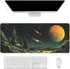 Mouse Pad Série Céu Estrelado Transfronteiriço, Mouse Pad com Borda Travada, Resistente ao Desgaste, Pad para Mesa de Computador Extra Grande à Prova d'Água para Escritório, Antiderrapante