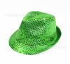 Sombrero de Jazz, Sombrero de Ala Ancha, Para Actuación, Baile con Lentejuelas, Sombrero para Adultos y Niños, Moda del Día del Niño