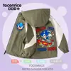 Chaqueta con Forro Polar Super Mouse para Niños, Chaqueta con Capucha Cortavientos Infantil, Ropa Exterior Elegante Bloque de Color Otoño e Invierno para Niños