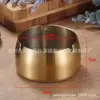 Sureste Asiático grueso anti-caída metal acero inoxidable cenicero ins alta gama tacto regalo cenicero venta al por mayor imprimir logo