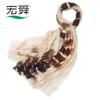 Fábrica de bufandas de cachemira Hongshun de Mongolia Interior otoño e invierno 2023 chal de lana australiana peinada pintado a mano