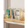 Prateleira de Armazenamento para Classificação de Assuntos Porta-livros de Mesa Estante em Camadas Porta-arquivos de Mesa para Estudante Prateleira de Armazenamento de Livros Uso Doméstico