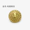 Té Negro Oro Sólido Tridimensional Cabeza de León Botones de Metal Clásico Top Traje Abrigo Abrigo Cortavientos Botones Grandes Decorativos