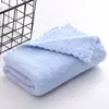 Toalla Pequeña Cuadrada Infantil de Coral Personalizada Suave Absorbente Color Sólido Toalla Pequeña Toalla para Limpiar Manos de Niños de Guardería Venta al por Mayor