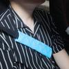 Cinturón de seguridad para coche nuevo, con hombrera de terciopelo de color sólido, antidesgaste, para interior de coche, funda universal para cinturón de seguridad.