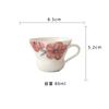 Taza de Té Flor de Durazno Pura Pintada a Mano Miyan Porcelana Blanca Creativa Taza de Mano de Maestro Taza de Café Juego de Té Kung Fu para el Hogar de Damas