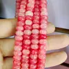 Cuentas de Ábaco Teñidas al Agua de 8x5 mm, Cuentas de Vidrio que No se Desvanecen, Cuentas Sueltas de Vidrio, Materiales para Joyería de Pulseras, Venta al por Mayor para Manualidades con Cuentas