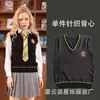 Suéter Harry Chaleco de Cuello en V con Logo Bordado, Unisex, Cosplay de Potter, Juego de Rol de Academia de Magia