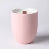 Taza de Cerámica Sencilla Mate Color Caramelo Taza de Vela de Alta Gama para Decoración del Hogar Taza de Vela de Aromaterapia Recipiente para Velas