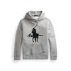 Coleção de Primavera Ralph Lauren Polo: Moletom com capuz em algodão puro, unissex, estilo pullover, adequado tanto para uso interno quanto externo, 100% algodão