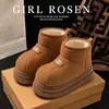 Pantuflas de algodón de invierno para mujer para uso exterior, con forro de felpa, suelas gruesas, cobertura completa del talón y diseño cálido, nuevo modelo elegante y de moda 2026