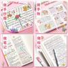 Recomendado pelo Professor [Conjunto Completo de 10] Canetas com Padrão Curvo para Journaling e Relatórios Desenhandos à Mão, Canetas com Contorno Floral m