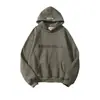 Fog Essentials Sudaderas com Letras de Silicone Estéreo para Homens e Mulheres American High Street Moletons com Flocagem Jaqueta Moletom