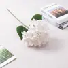 Flor de Hortensia Artificial de Seda Impresa en 3D de Tallo Único Morandi Decoración Floral para Techo de Habitación de Boda Exhibición de Tienda Punto de Registro de Celebridad de Internet