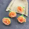 Flores de simulación capullos de té pequeños flores pequeñas cabezas de flores bodas flores artificiales flores de seda hecho a mano DIY flores decorativas cortinas de cuentas cuentas de hilo