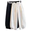 Pantalones Florales Holgados Cortos para Mujer Tallas Grandes, Pantalones de Pierna Ancha para Mujeres Petites, Pantalones Harem Globos Casuales