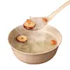 Conjunto de Louça Descartável Tigela de Casca de Arroz Tigela de Arroz Talheres de Camping Outdoor Pratos Utensílios Portátil Conjunto de Três ou Quatro Peças Doméstico