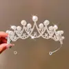 Accesorios para el Cabello Corona Diadema Corona de Pedrería Diadema de Cristal para Bebé Tocados Elsa Princesa Licencia Oficial Entrega Directa Transfronteriza