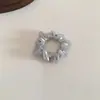 Malla Fresca Suave Simple Volante Anillo de Intestino Delgado Alta Elasticidad Duradero No Lastima el Cabello Lazo Elástico para el Cabello Cuerda Elástica para el Cabello Accesorios para el Cabello
