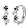 Pendientes de Pata de Gato Lindos al por Mayor Cao Shi Douyin para Mujer, Accesorios Diarios de Moda y Elegantes, Artículo Popular de Douyin