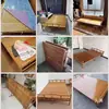 Cama plegable de bambú, doble/individual, cama para siesta/descanso de adultos, uso doméstico, alquiler económico, cama de bambú de doble propósito