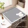 Alfombrilla Antideslizante para Encimera, Protección Solar y a Prueba de Polvo, Alfombrilla Universal para Refrigerador, Alfombrilla Cubierta Universal, Alfombrilla Cubierta de Tierra de Diatomeas Absorbente de Agua para Lavadora