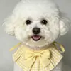 Toalla Saliva Mascota Transfronteriza, Babero Gato, Moño, Adorno de Encaje, Accesorios Perro, Bufanda, Venta al por Mayor Fabricante