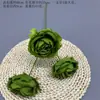 Flores artificiais em tons de verde para decoração de salão de casamento, decoração suave, flores artificiais, arranjos florais de casamento com tema de floresta, arranjos florais para corredor e chão, atacado de flores de seda