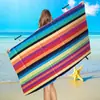 Toalla de playa de microfibra Amazon, toalla deportiva absorbente, toalla de baño para natación de secado rápido, chal de protección solar para la playa